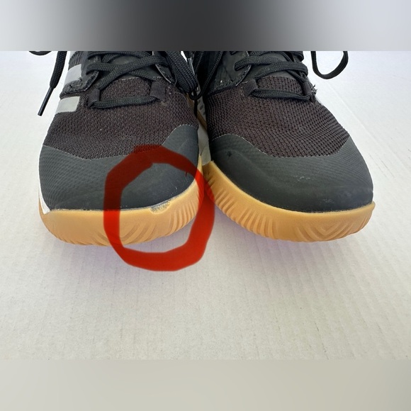 Adidas Black and White Athletic Shoes - Picture 6 of 8